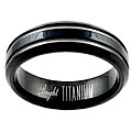 Black Titanium Polished Finish Comfort Band
