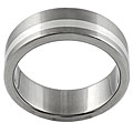 Titanium and Sterling Silver Ring