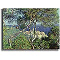 Landscape at Bordighera by Monet Stretched Canvas