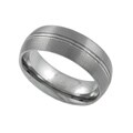 Tungsten Brushed Finish Comfort Band Ring