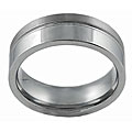 Tungsten Comfort Band Ring with Brushed Finish
