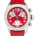 Corum Bubble Men's XL Red Quartz Watch