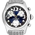 Corum Bubble Men's XL Blue Dial Quartz Watch