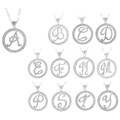 CZ Iced Out Initials Necklace