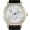 Jerry Garcia Men's Silvertone Quartz Watch