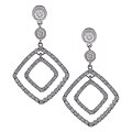 14k White Gold 1ct TDW Diamonds Shape Earrings