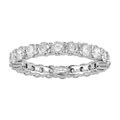 18k White Gold 2ct TDW Round Diamond Eternity Band