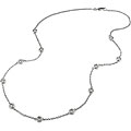 14k Gold 1-1/2ct Diamond By the Yard Necklace