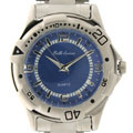 Belle Suisse 'Blue Knight' Men's Bracelet Watch
