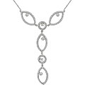 14k White Gold 1-3/8ct Diamond Necklace