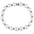 Cultured Freshwarer Pearl 2-1/6ct Diamond Bracelet