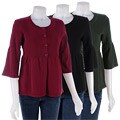 Sweaterworks 4-Button Swing Sweater Babydoll