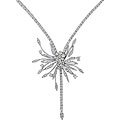 18k White Gold 3 3/4ct TDW Diamond Drop Necklace (G-H-I, SI)