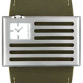 Calvin Klein Women's Banner Green Fabric Watch