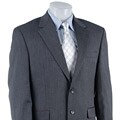 Izod Men's Grey 2-button Center Vent Suit