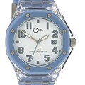 Cool Women's Blue Rubber Strap Watch