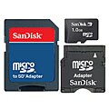 Sandisk 1GB Micro and Mini SD Memory Card Kit