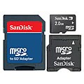 Sandisk 2GB Micro and Mini SD Memory Card Kit