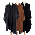 Portolano Women's Luxury Cashmere Ribbed Wrap