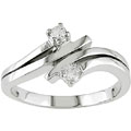 14k White Gold 1/8ct Diamond Ring