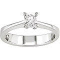 14k White Gold 1/8ct Diamond Engagement Ring