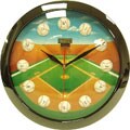 Baseball Field Quartz Clock