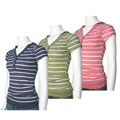 Self Esteem Heather Striped Hooded Henley