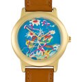 Jerry Garcia Men's Goldtone 'Tropic' Quartz Watch