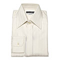 Dolce & Gabbana Cream Flower Design Dress Shirt