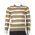 Prada Men's Striped Knit Wool Sweater