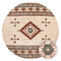 Hand-tufted Transitional Osaris Rug (8' Round)