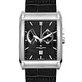 Jacques Lemans Men's Geneva Black Leather Watch
