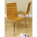 Zebra Wood Side Chair (Set of 2)