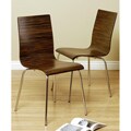 Ebony Wood Side Chair (Set of 2)