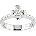 14k White Gold 1/4ct Diamond Solitaire Ring (G-H,VS2-SI1)
