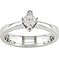 14k White Gold 1/3ct TDW Diamond Solitaire Ring