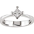 14k Gold 1/3ct TDW Princess Diamond Solitaire Ring