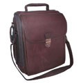 Avenues America Brown Leather Computer Case