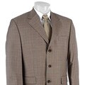 Sean John Men's Brown 3-button Wool Suit