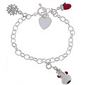 Sterling Silver Winter Wonderland Charm Bracelet