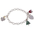 christmas charm bracelets, christmas braclets 