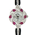 Lucien Piccard 'Helene' Women's Ruby Watch