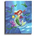 Disney Ariel Dreams Under the Sea Canvas Giclee Art