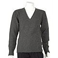 Dolce & Gabbana Men's Grey Wool V-neck Sweater