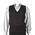 Dolce & Gabbana Dark Grey V-neck Sweater Vest