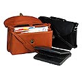 Royce Leather Milano Stepfile Laptop Briefcase