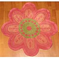 Daisy Flower Rug (4'9 Wide)