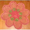Garden Flower Pink Rug (4'9 Wide)