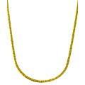 14k Yellow Gold Flat Boston-link Chain