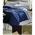 Dorm Size Microsuede Down Alternative Comforter Set